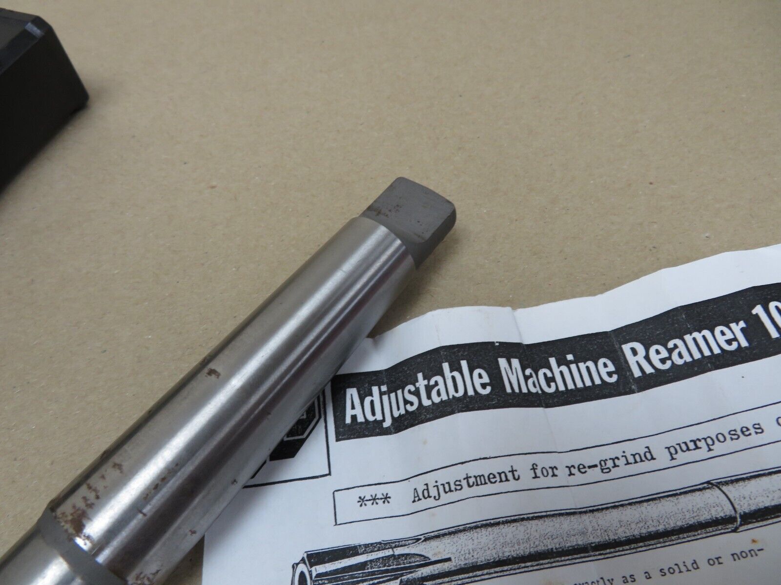 Taylor & Jones 24mm Morse Taper MT3 Adjustable Machine Reamer In Box